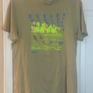 Hurley Men's Olive Graphic Tee